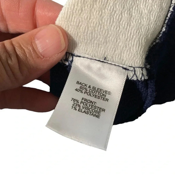 NORDSTROM Halogen Cream Cloud Two Toned Sweatshirt - Small - Picture 4 of 6